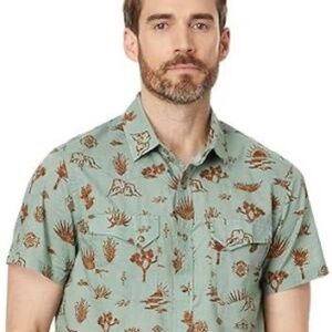 Pendleton Men's Short Sleeve Laramie Shirt Size Small 🏜️ Desert Theme NWOT